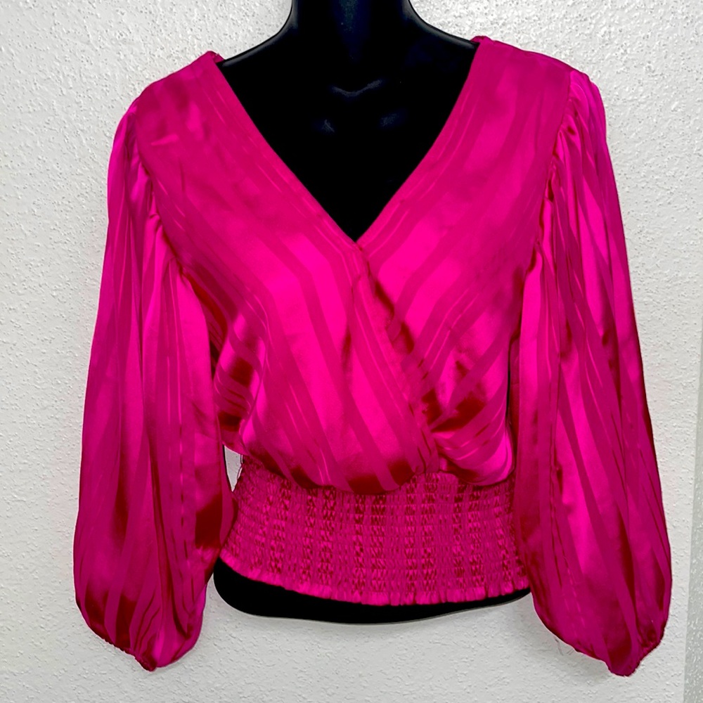 Hot Pink Blouse (.valentine 💖🩷colors.)